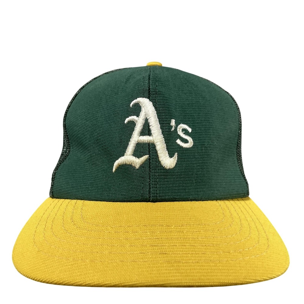 Vintage Oakland Athletics Hat Cap Snap Back One Size Green MLB Baseball Annco